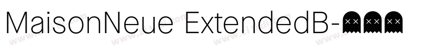 MaisonNeue ExtendedB字体转换